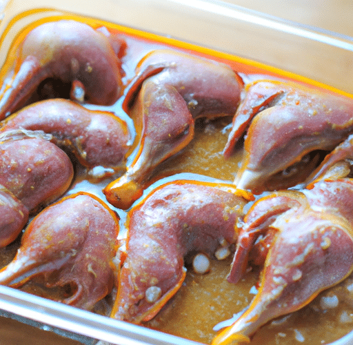 Kulinarna uczta: Jak przygotować wykwintne udka z kaczki w domu – Sekrety udanej marynaty