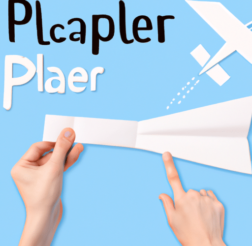 Papierowy samolot: instrukcja krok po kroku
