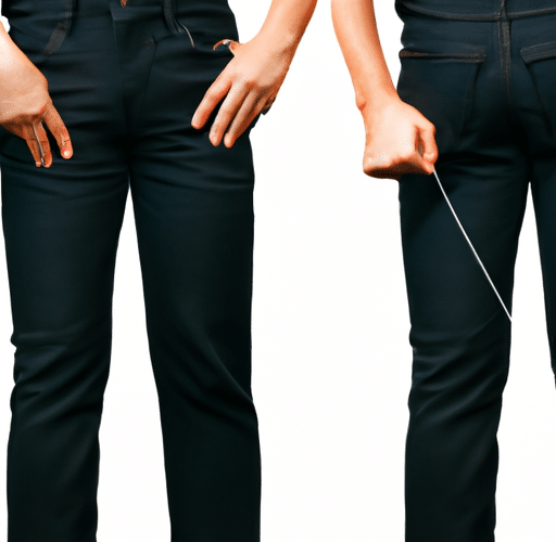 6 prostych sposobów na zwężenie spodni w pasie – zrób to sam